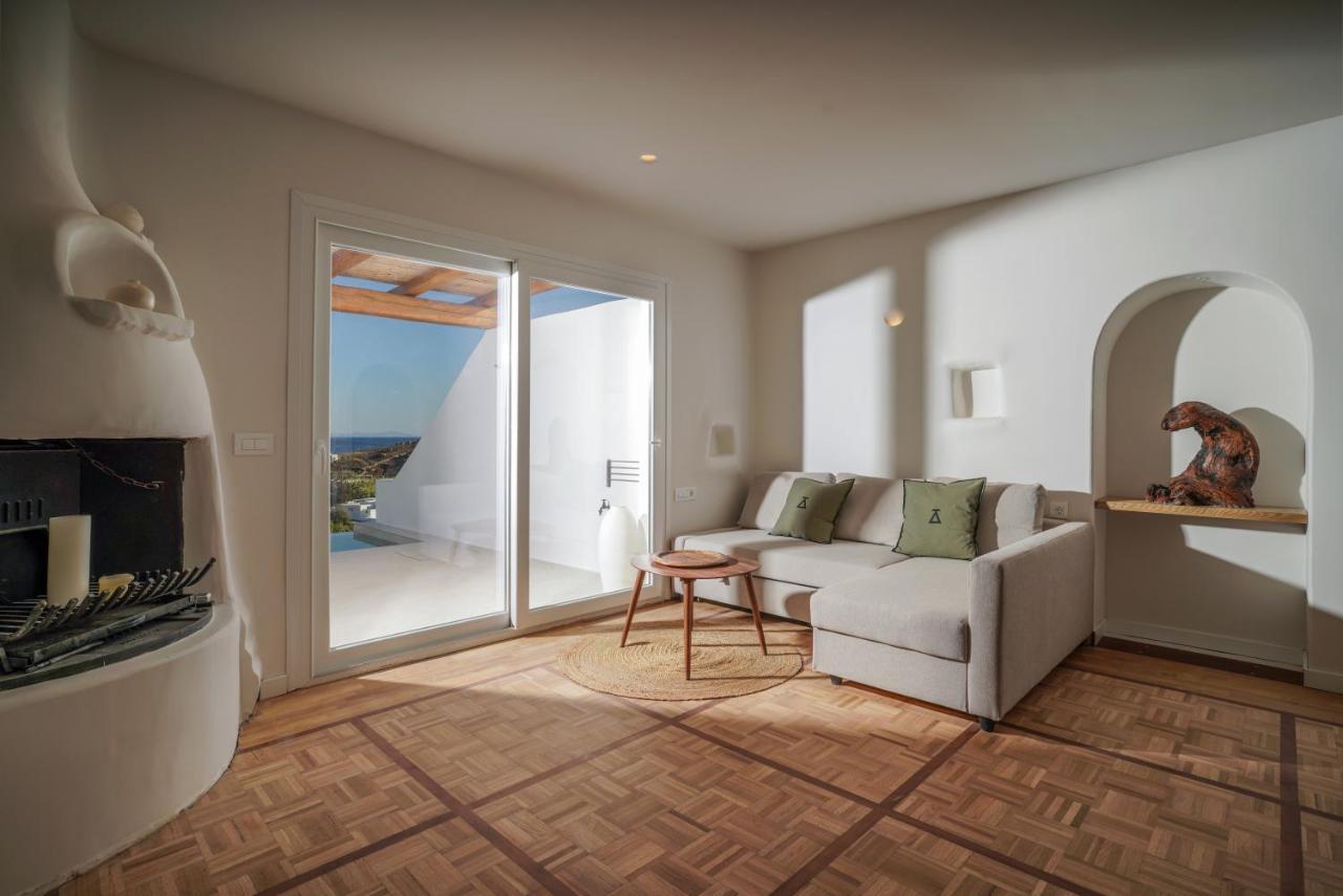 Vlia Mykonos Apartment คาลาฟาติส ภายนอก รูปภาพ